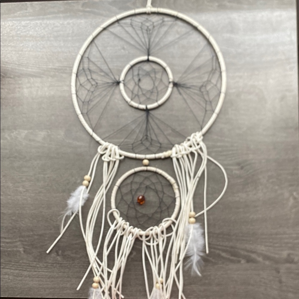 White and Black Dreamcatcher Wall Decor